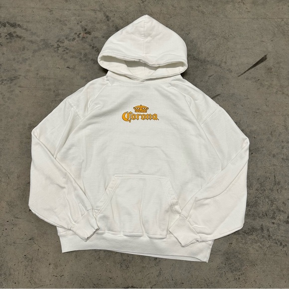 Exist Other - Vintage Corona Extra Beach Beer Hoodie Sweatshirt USA Made